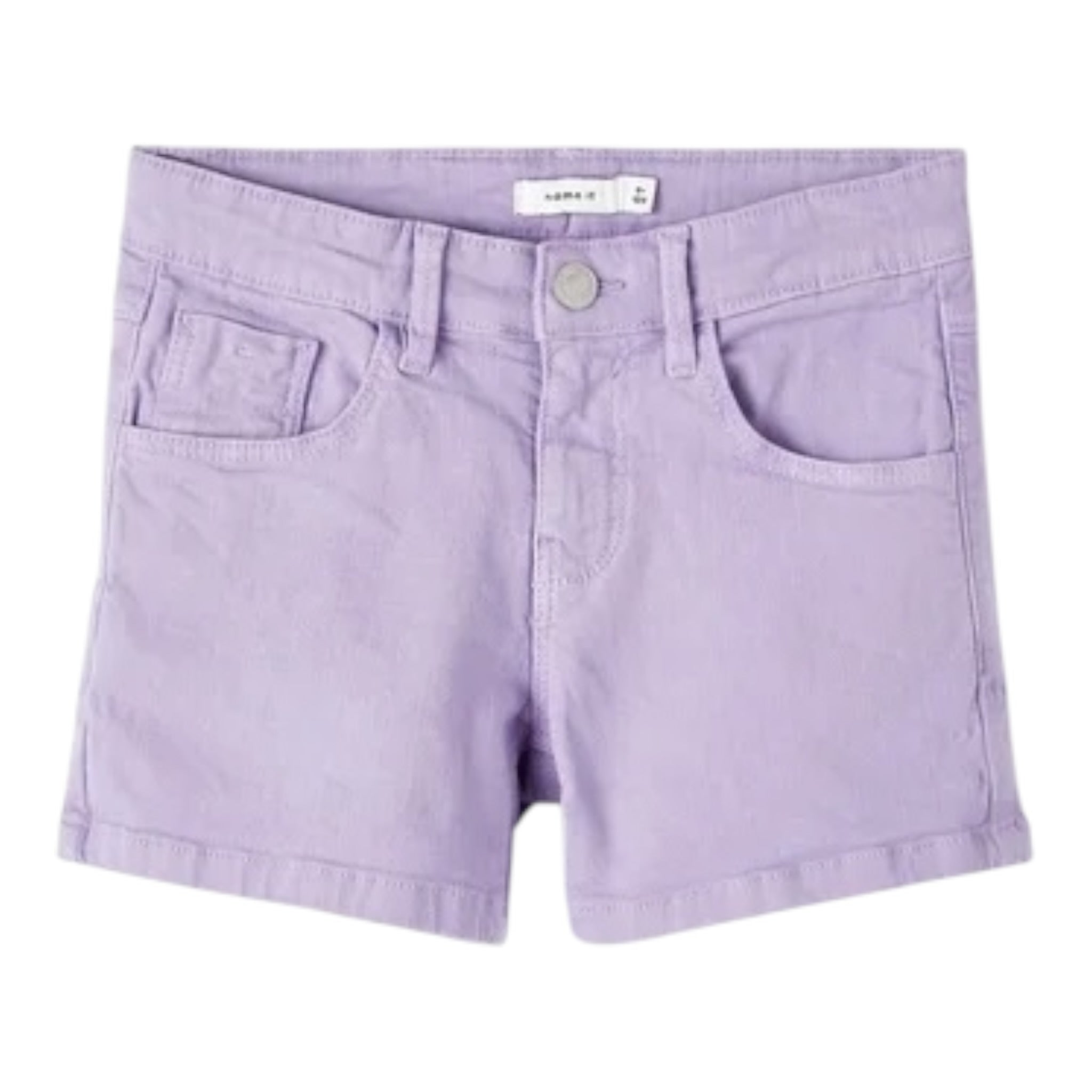 Name It Short tinta unita con Girovita Regolabile Lilla per Bambina 13212157 LILLA NAME IT 