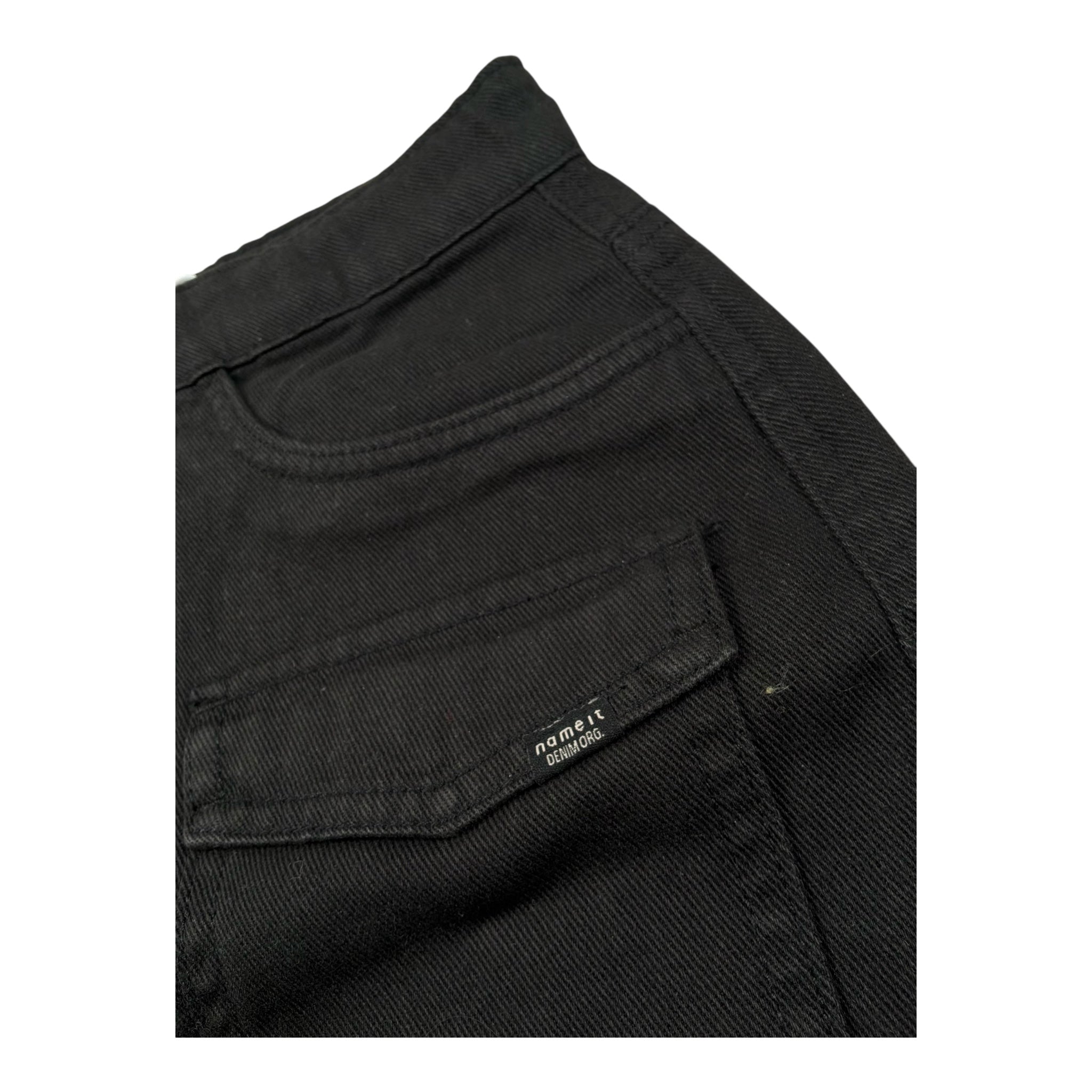 Name It Gonna In Denim tinta unita Nero per Bambina 13237105 NERO NAME IT 