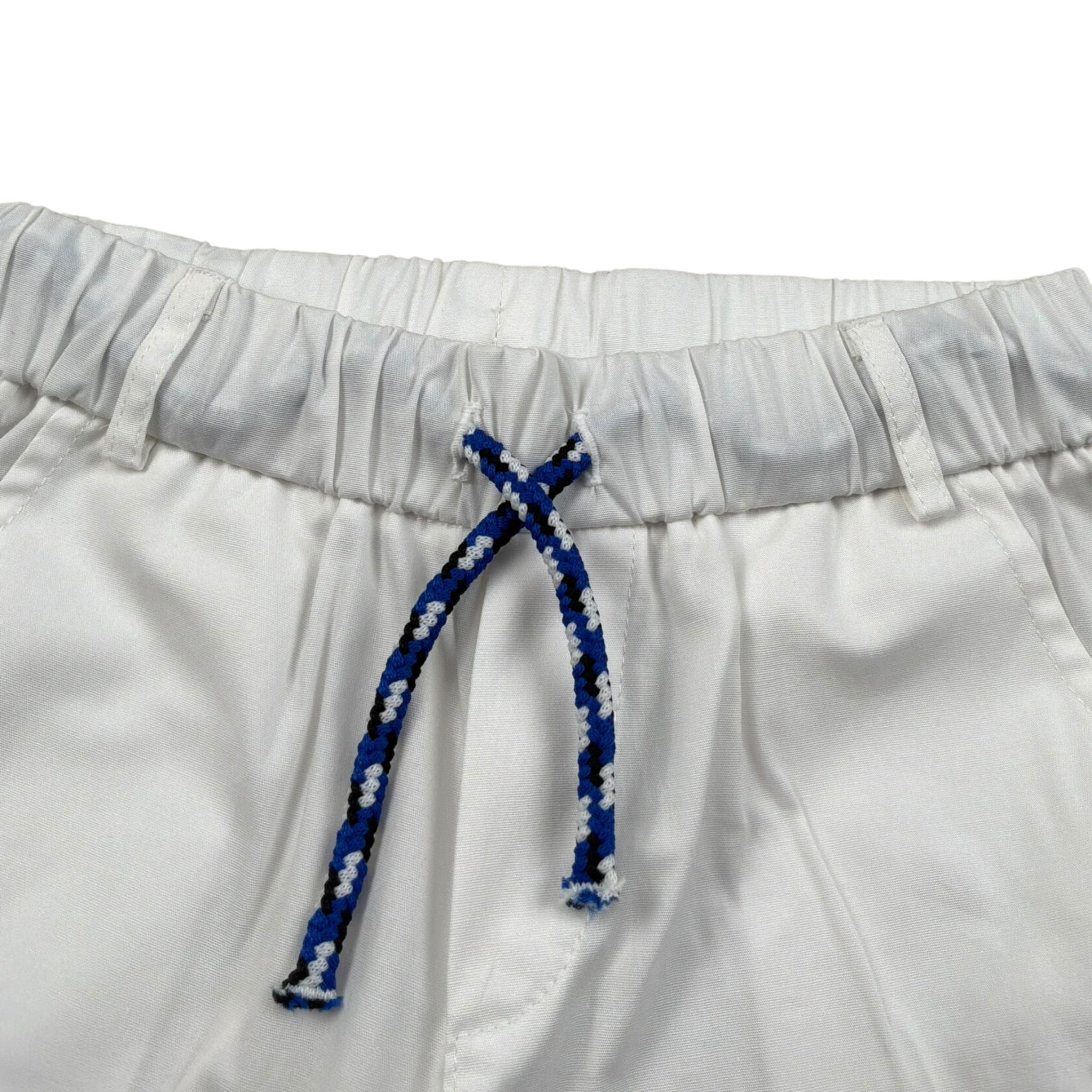 Nanan Bermuda tinta unita Cn Elastico In Vita Bianco per Neonato E2416712B BIANCO NANAN 