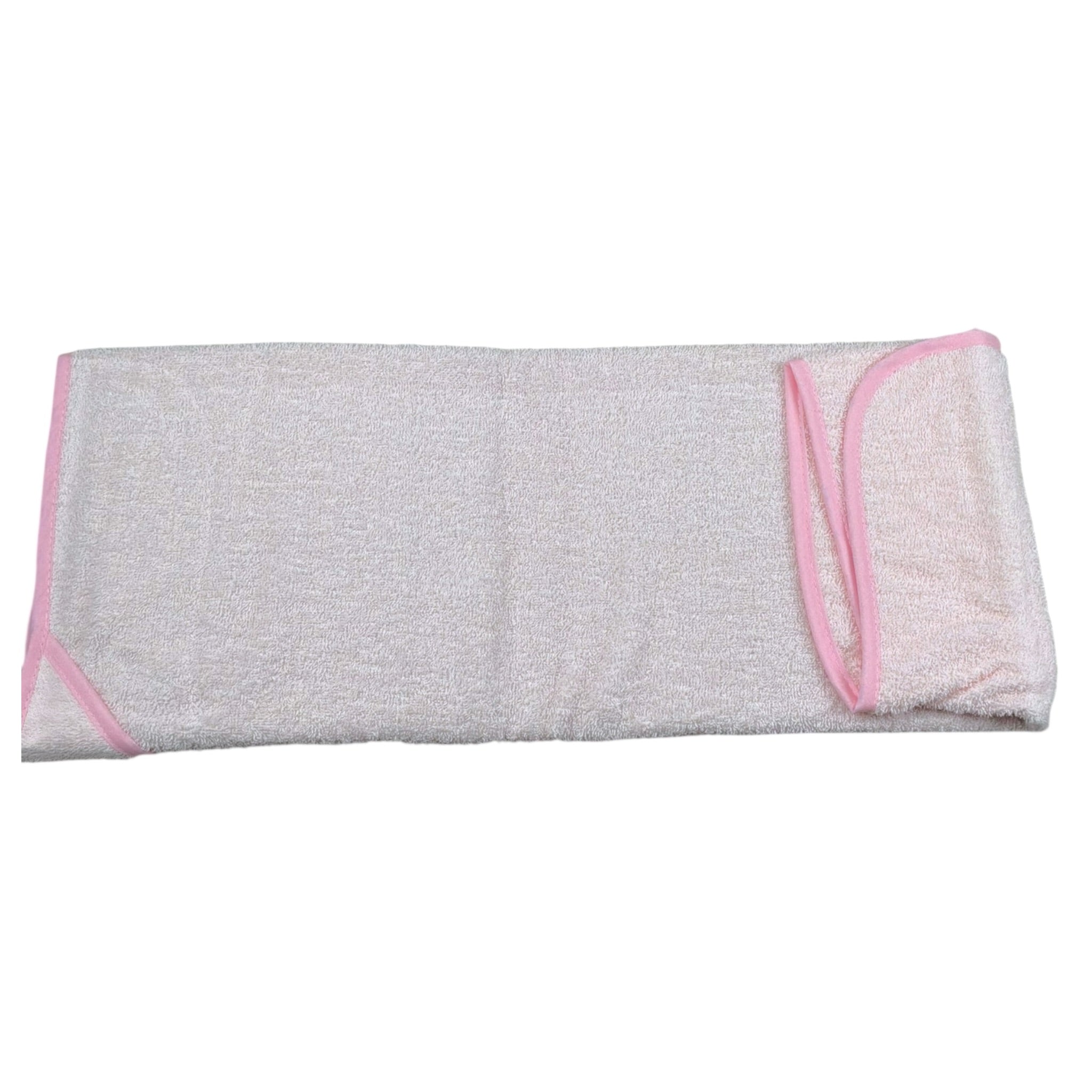 Nancy Baby Accappatoio Tinta Unita con Stampa per Neonata 1957 ROSA NANCY BABY 