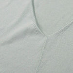 Nera 20.52 T-Shirt Tinta Unita Scollo A V per Bambina N15455 VERDE ACQUA NERA 20.52 