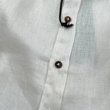 Never Too Camicia tinta unita con Collo Coreano Panna per Bambino NT1232B PANNA NEVER TOO 