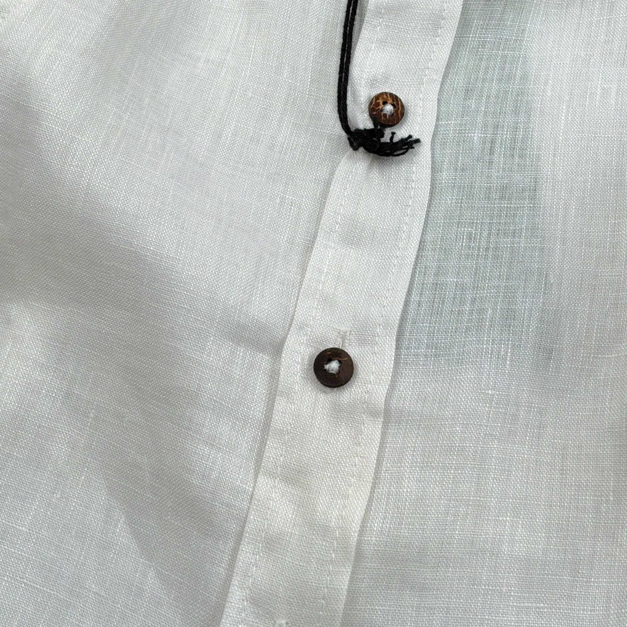 Never Too Camicia tinta unita con Collo Coreano Panna per Bambino NT1232B PANNA NEVER TOO 