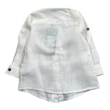 Never Too Camicia tinta unita con Collo Coreano Panna per Bambino NT1232B PANNA NEVER TOO 