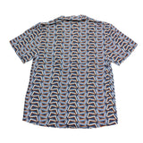 Never Too Camicia Tinta Unita con Fantasia Mezza Manica per Bambino NT2019B BLU NEVER TOO 