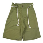 Never Too Bermuda tinta unita con Elastico In Vita Verde per Bambino NT2274R VERDE NEVER TOO 