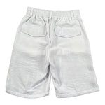 Never Too Bermuda tinta unita con Elastico In Vita Bianco per Bambino NT2289R BIANCO NEVER TOO 