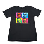 Never Too T-Shirt Girocollo tinta unita con Stampa Nero per Bambino NT2304R NERO NEVER TOO 