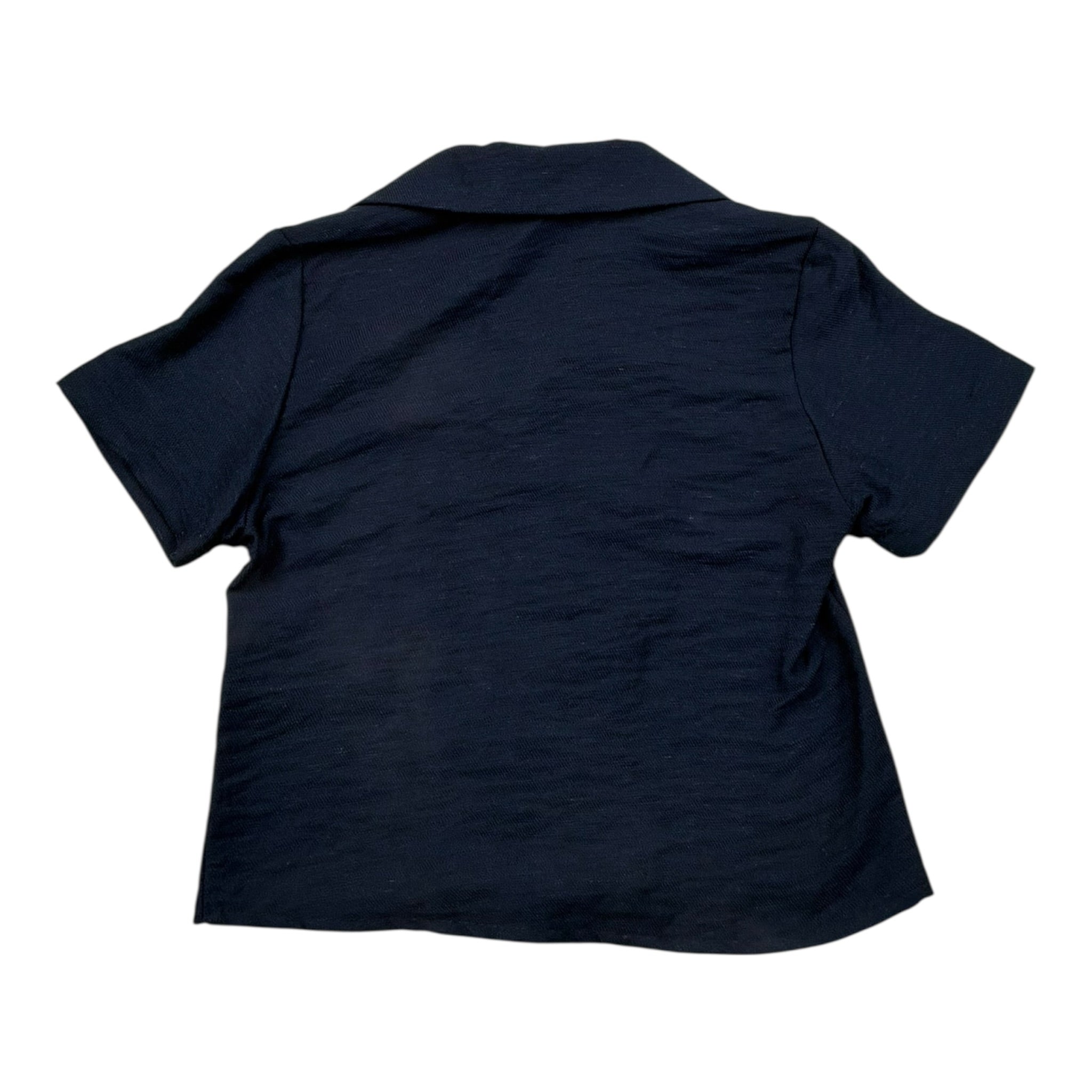 Never Too Camicia Mezza Manica tinta unita Blu per Neonato NT2428N BLU NEVER TOO 