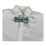 New Gereration Camicia Manica Lunga tinta unita con Papillon Bianco per Bambino 51150 BIANCO NEW GERERATION 