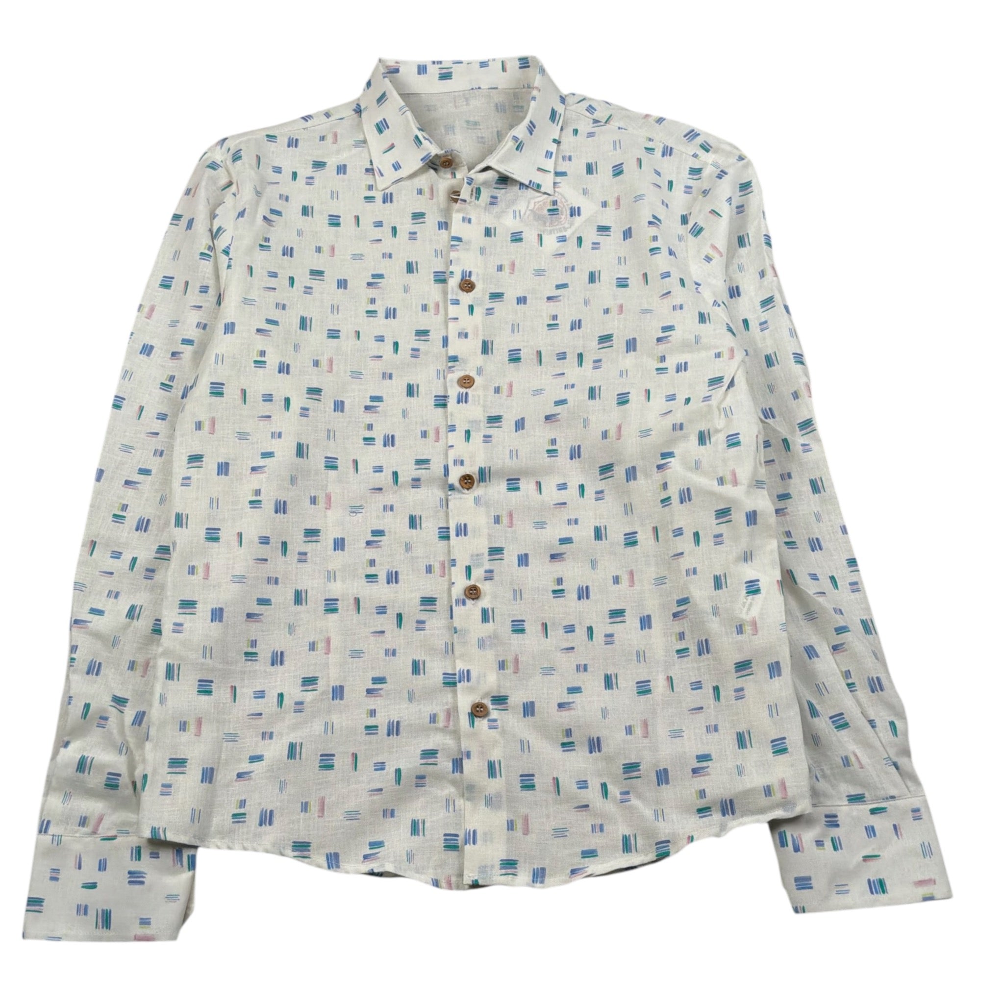New Gereration Camicia Manica Lunga Stampa Fantasia Panna per Bambino 52101 PANNA NEW GERERATION 