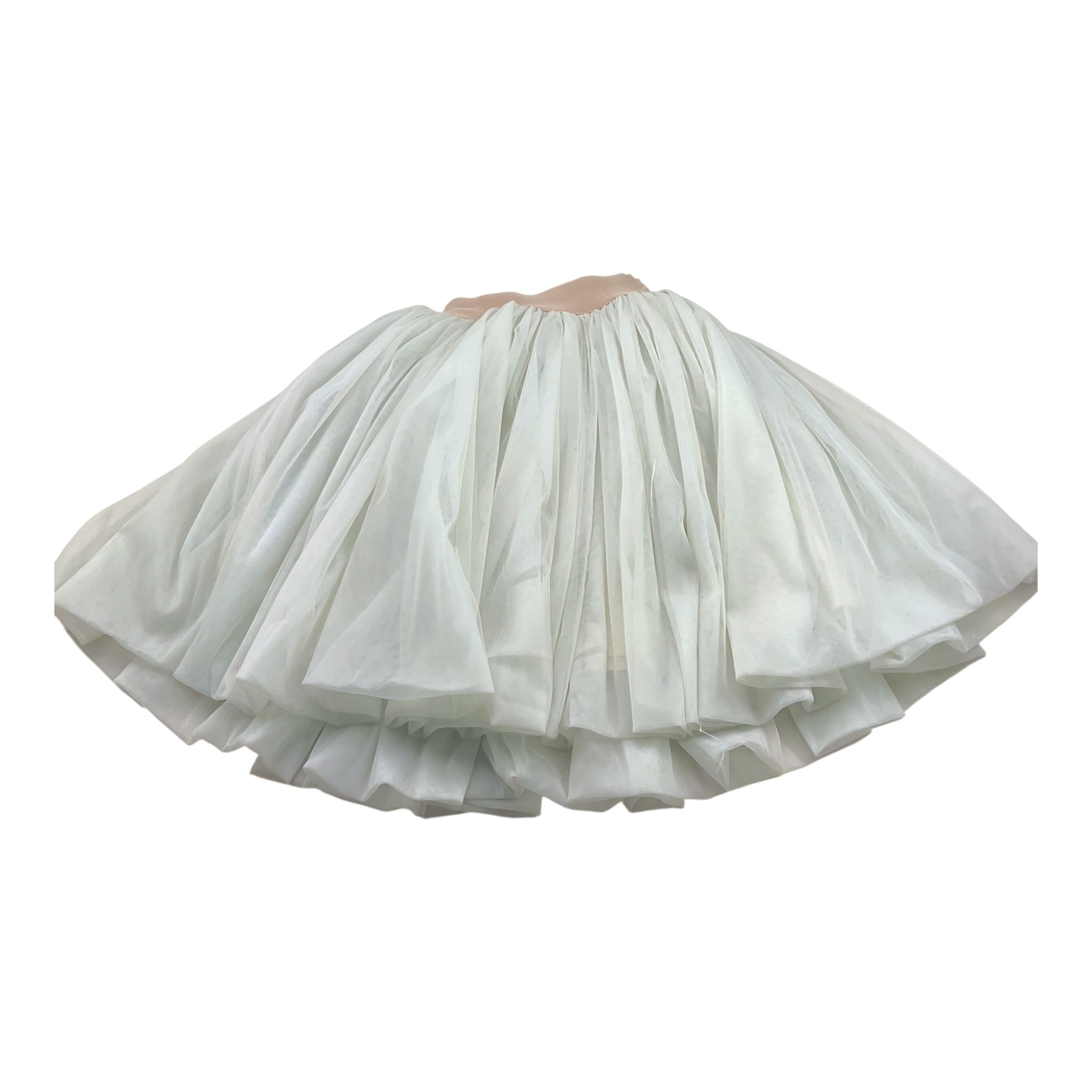 Nikolia Gonna Tinta Unita con Tulle per Bambina GLORIASKIRT AZZURRO NIKOLIA 
