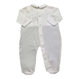 Ninnaoh Tutina Bicolore con Papillions per Neonato E2220T BIANCO/BLU NINNAOH 