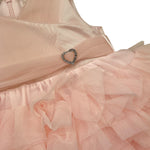 Ninnaoh Abito Giromanica Tinta Unita Giromanica con Tulle per Neonata E24AB44 ROSA NINNAOH 
