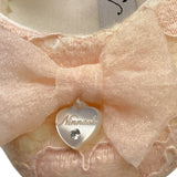 Ninnaoh Ballerina Tinta Unita con Ricami per Neonata IL16123 ROSA NINNAOH 