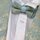 Notaro Of Kids Completo 5 Pezzi Papillion-Camicia-Giacca-Gilet-Pantalone per Bambino BK2072 AZZURRO NOTARO OF KIDS 
