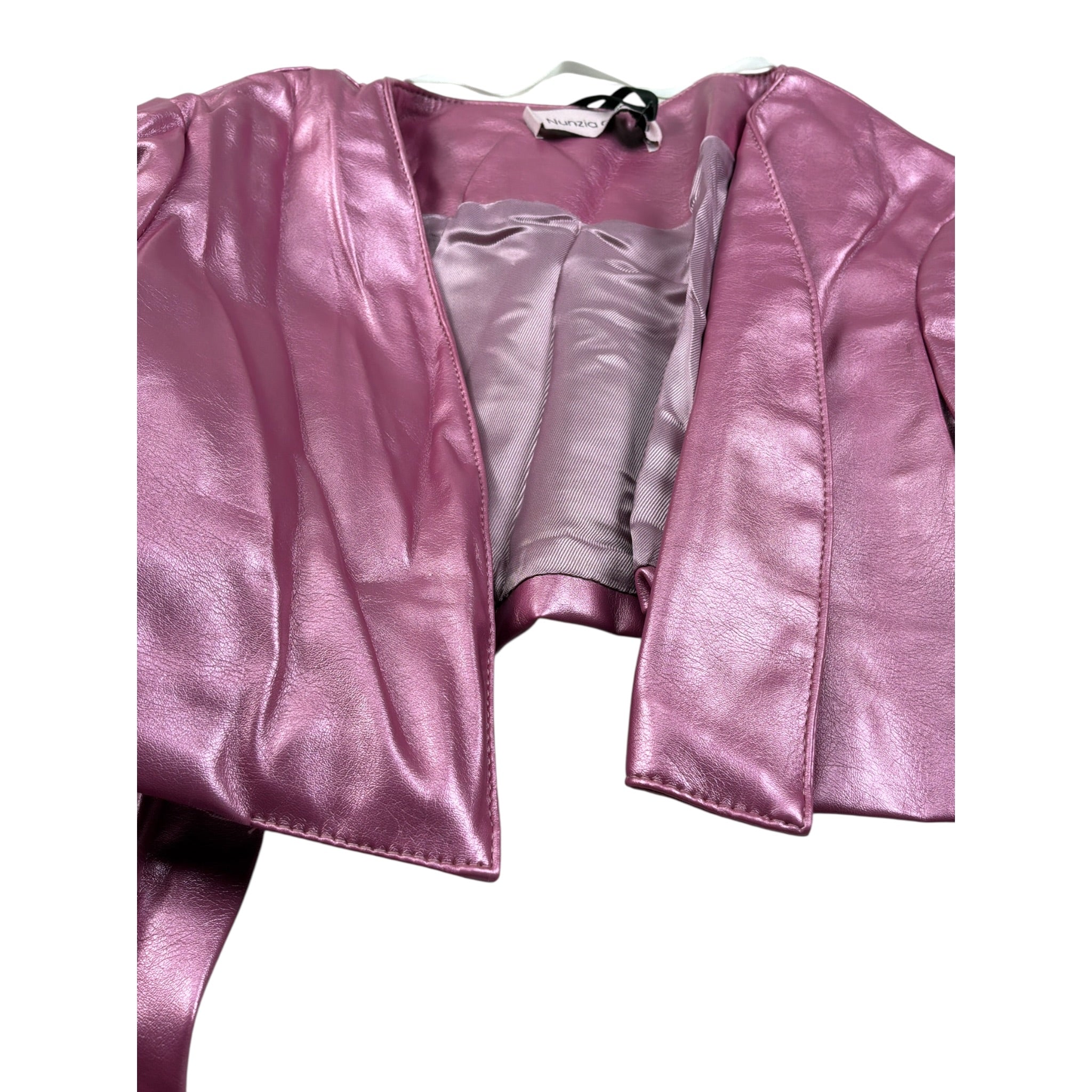 Nunzia Corinna Coprispalle Ecopelle tinta unita Rosa per Bambina NJ1216165X ROSA NUNZIA CORINNA 