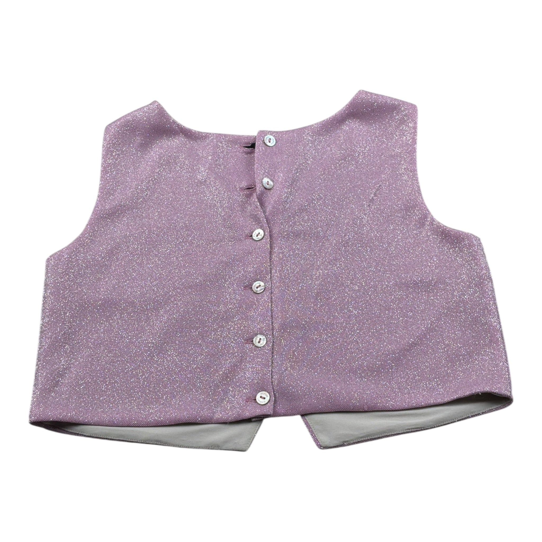 Nunzia Corinna Top Tinta Uita Giromanica Rosa per Bambina NJ4216210 ROSA NUNZIA CORINNA 