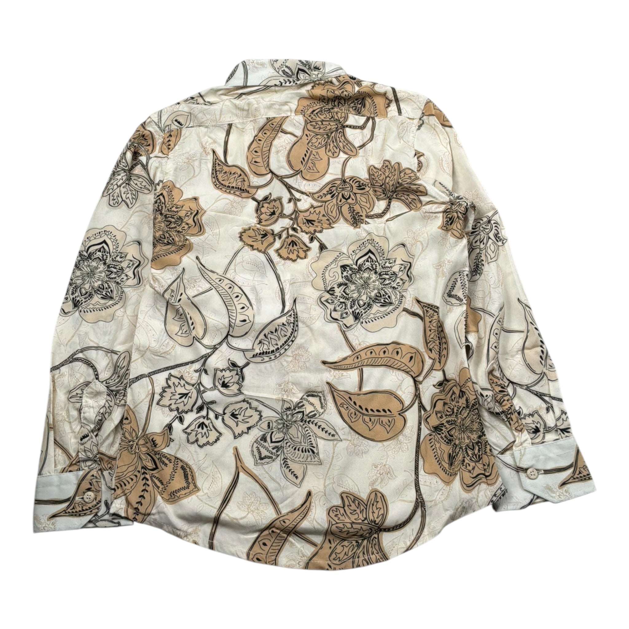 Over-D Camicia Tinta Unita con Fantasia per Bambino K1630SCM BEIGE OVER-D 