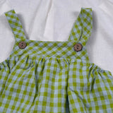 Pangasa Completo 2 Pezzi Camicia-Salopette per Neonato 25858700 BIANCO/VERDE PANGASA 