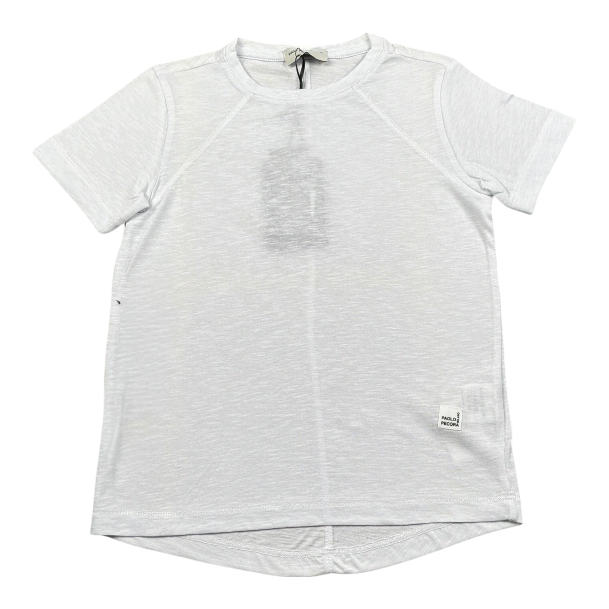 Paolo Pecora T-Shirt Girocollo tinta unita Bianco per Bambino PP2253 BIANCO PAOLO PECORA 