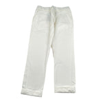 Paolo Pecora Pantalone tinta unita con Elastico In Vita Bianco per Bambino PP3302 BIANCO PAOLO PECORA 
