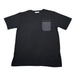 Paolo Pecora T-Shirt Girocollo Tinta Unita con Taschino per Bambino PP3375 NERO PAOLO PECORA 