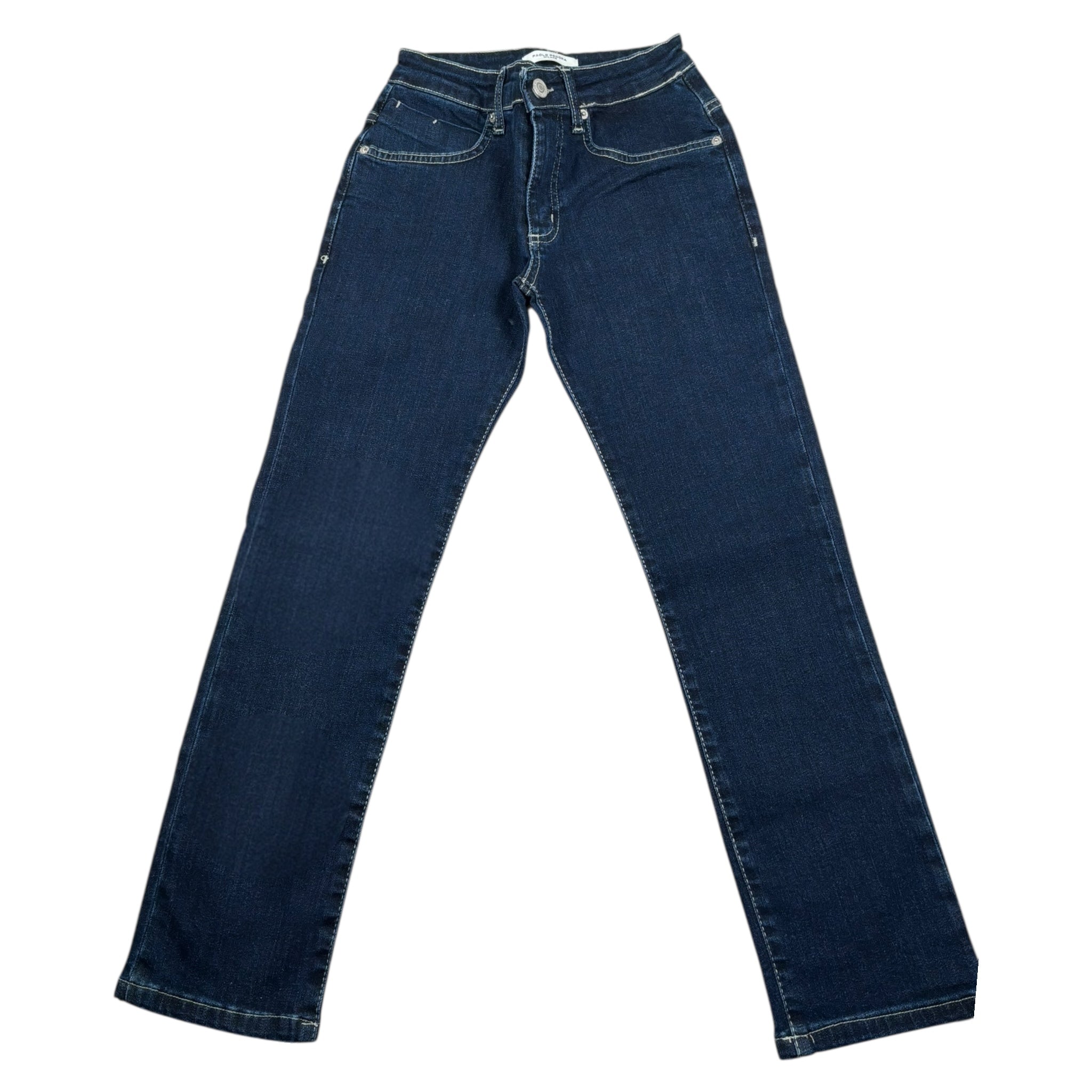 Paolo Pecora Jeans Tinta Unita con 5 Tasche per Bambino PP3811 BLU PAOLO PECORA 