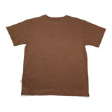 Paolo Pecora T-Shirt Girocollo Tinta Unita per Bambino PP3926 MARRONE PAOLO PECORA 