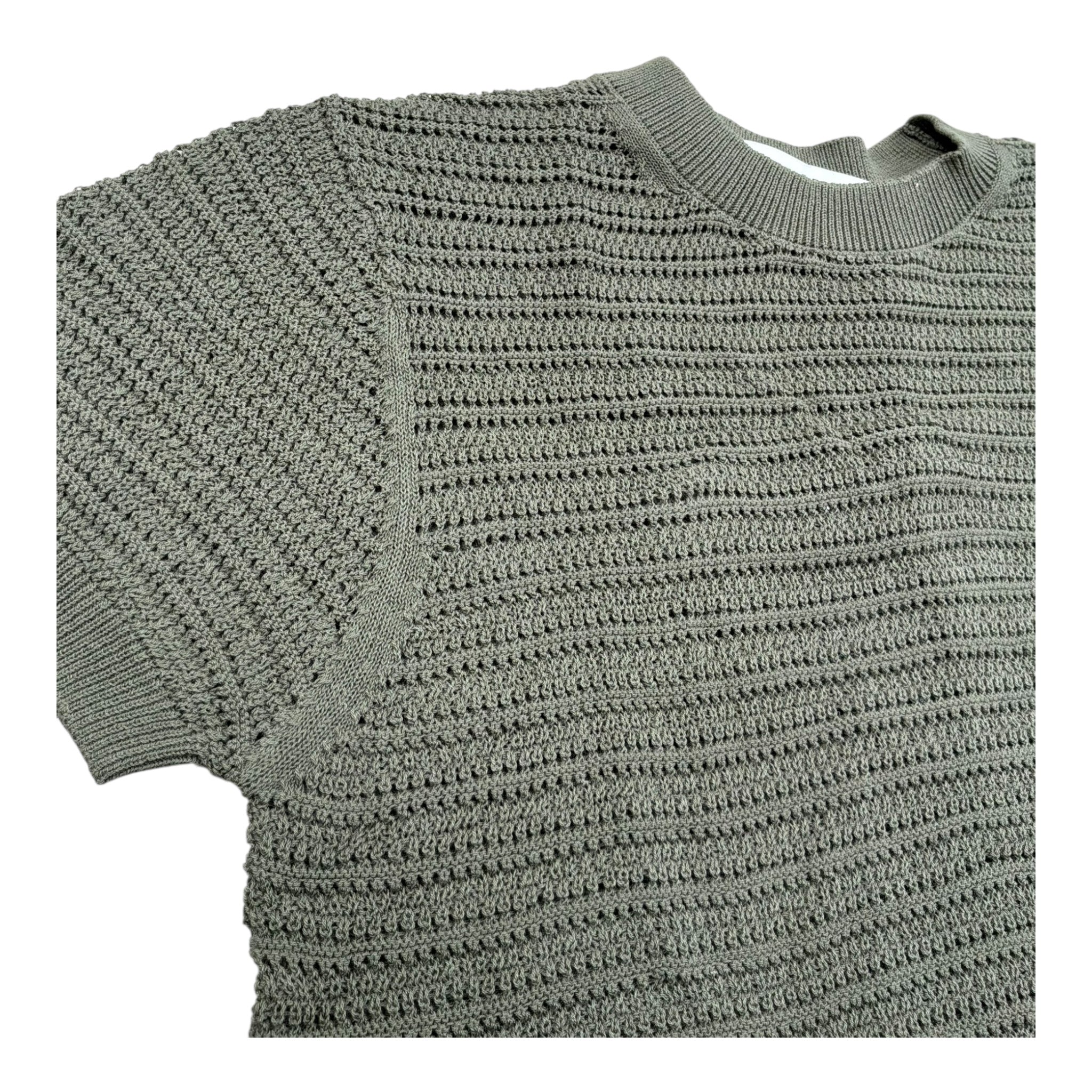 Paolo Pecora T-Shirt Girocollo In Maglia per Bambino PP3981XX VERDE PAOLO PECORA 