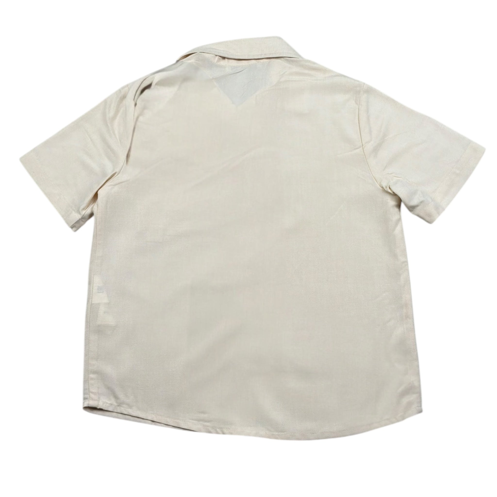 Paolo Pecora Camicia Mezza Manica Tinta Unita per Bambino PP4001X AVORIO PAOLO PECORA 