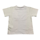 Paolo Pecora T-Shirt Girocollo Tinta Unita con Stampa per Bambino PP4051X BIANCO PAOLO PECORA 