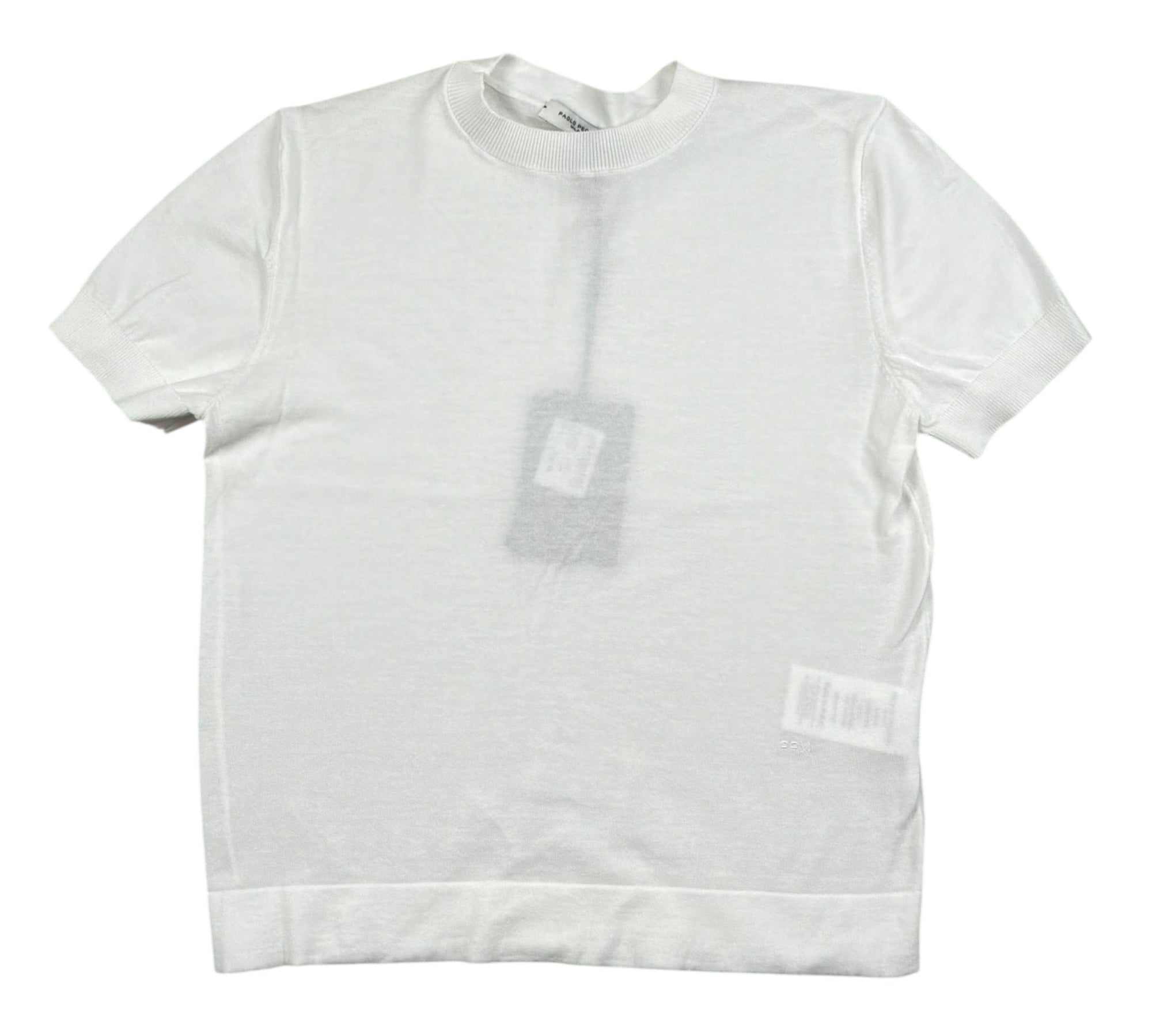 Paolo Pecora T-Shirt Girocollo Tinta Unita per Bambino PP4177 BIANCO PAOLO PECORA 