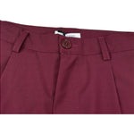 Paolo Pecora Pantalone Tinta Unita con Girovita Regolabile per Bambino PP4195 BORDEAUX PAOLO PECORA 