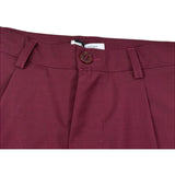 Paolo Pecora Pantalone Tinta Unita con Girovita Regolabile per Bambino PP4195 BORDEAUX PAOLO PECORA 