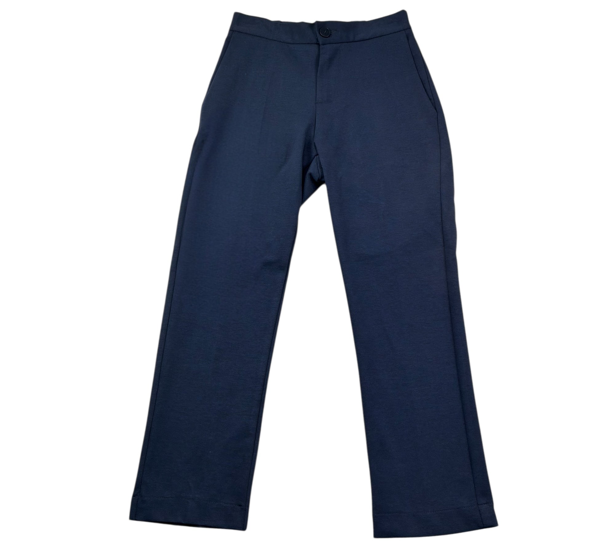 Paolo Pecora Pantalone Tinta Unita con Elastico In Vita per Bambino PP4199 BLU PAOLO PECORA 