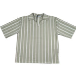 Paolo Pecora Camicia Mezza Manica Fantasia A Righe per Bambino PP42355 VERDE PAOLO PECORA 