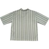 Paolo Pecora Camicia Mezza Manica Fantasia A Righe per Bambino PP42355 VERDE PAOLO PECORA 