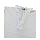 Paolo Pecora T-Shirt Girocollo Tinta Unita con Bottoni per Bambino PP4240 BIANCO PAOLO PECORA 