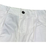 Paolo Pecora Pantalone Tinta Unita con Girovita Regolabile per Bambino PP4247 BIANCO PAOLO PECORA 