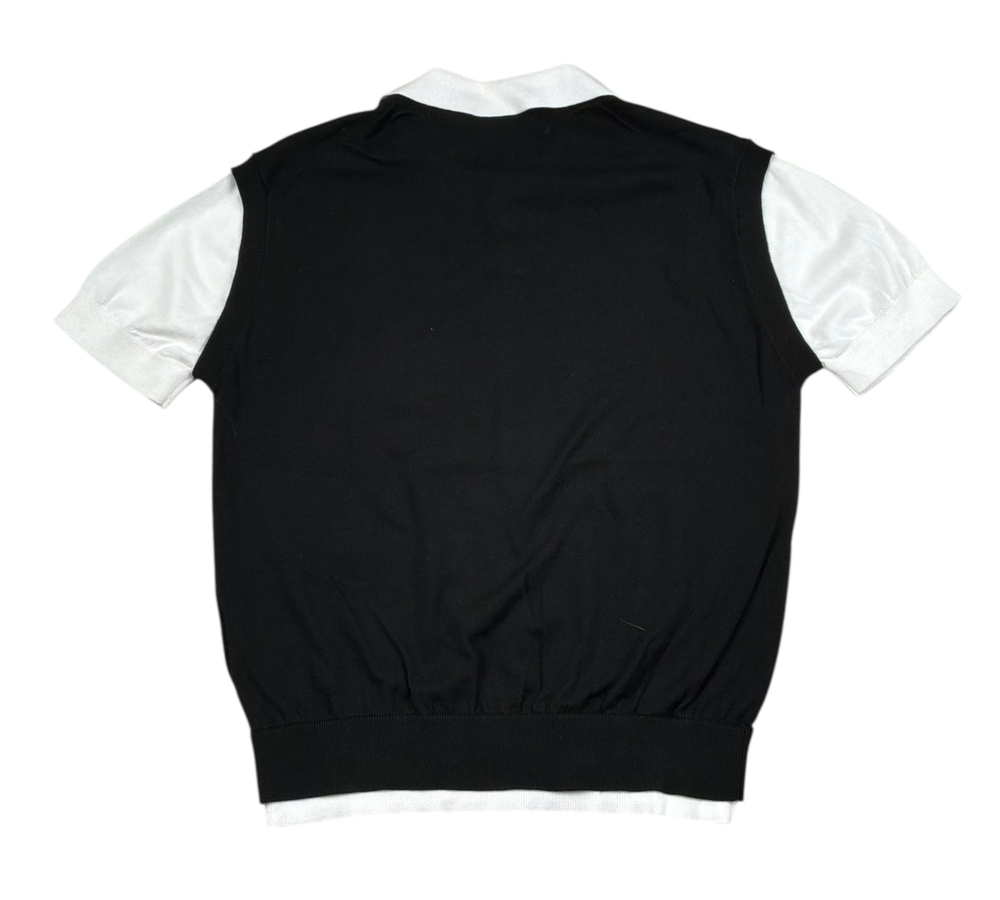 Paolo Pecora Polo Mezza Manica con Finto Gilet per Bambino PP4271 NERO PAOLO PECORA 