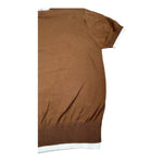 Paolo Pecora T-Shirt Tinta Unita Girocollo per Bambino PP4272 MARRONE PAOLO PECORA 