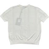 Paolo Pecora T-Shirt Girocollo Tinta Unita con Trafori per Bambino PP4279 BIANCO PAOLO PECORA 