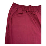 Paolo Pecora Pantalone Tinta Unita con Elastico In Vita per Bambino PP4303 BORDEAUX PAOLO PECORA 
