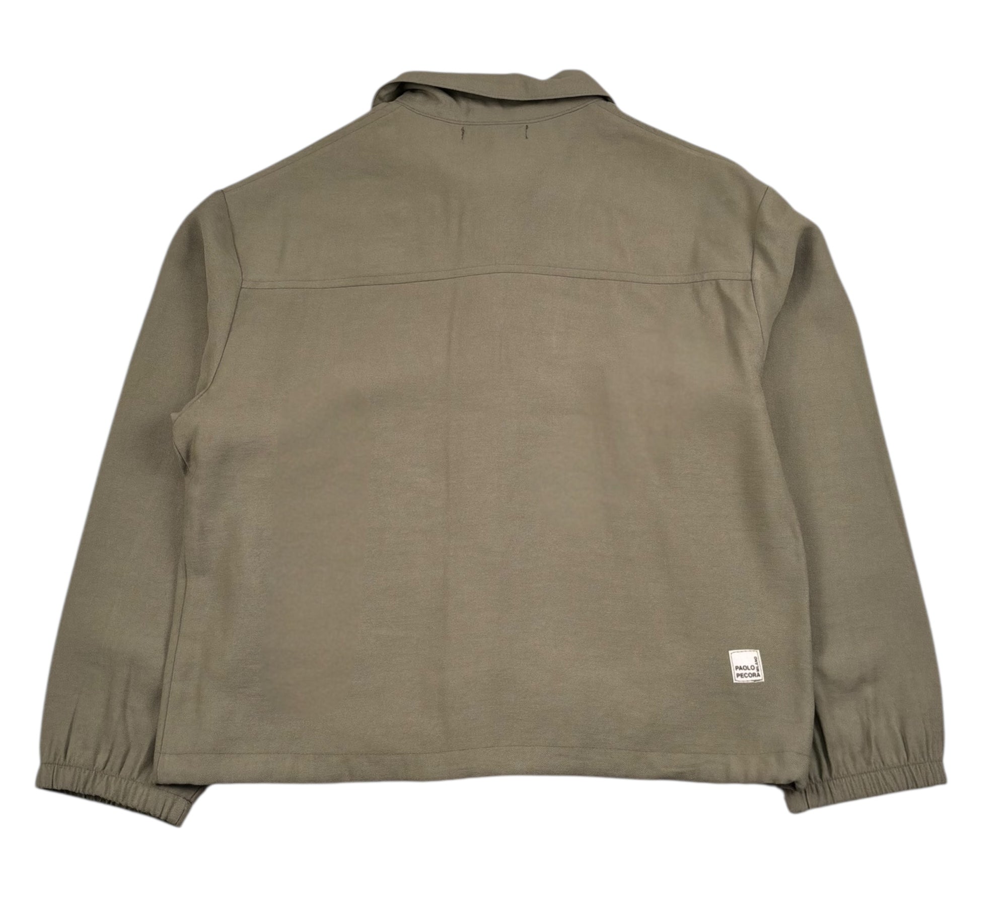 Paolo Pecora Camicia Manica Lunga Tinta Unita per Bambino PP4306 VERDE PAOLO PECORA 