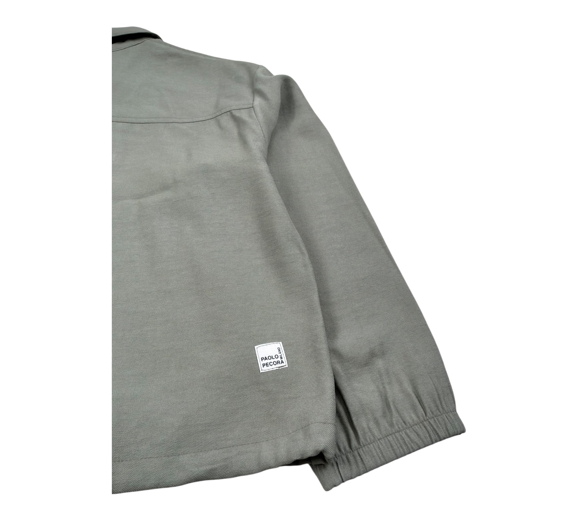 Paolo Pecora Camicia Manica Lunga Tinta Unita per Bambino PP4306 VERDE PAOLO PECORA 