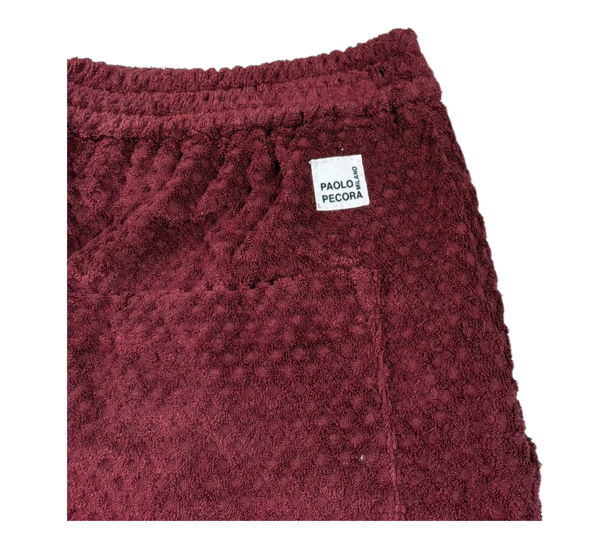 Paolo Pecora Bermuda Tinta Unita con Elastico In Vita per Bambino PP4339 ROSSO PAOLO PECORA 