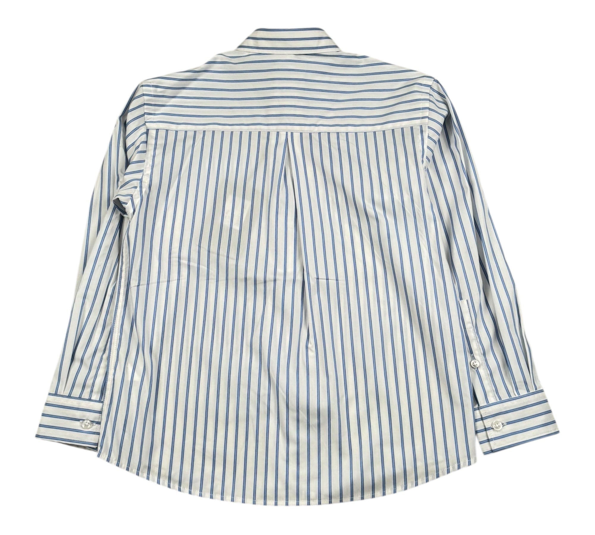 Paolo Pecora Camicia Manica Lunga Tinta Unita Fantasia A Righe per Bambino PP4342 BIANCO PAOLO PECORA 