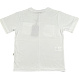 Paolo Pecora T-Shirt Girocollo Tinta Unita con Taschini per Bambino PP4351 BIANCO PAOLO PECORA 