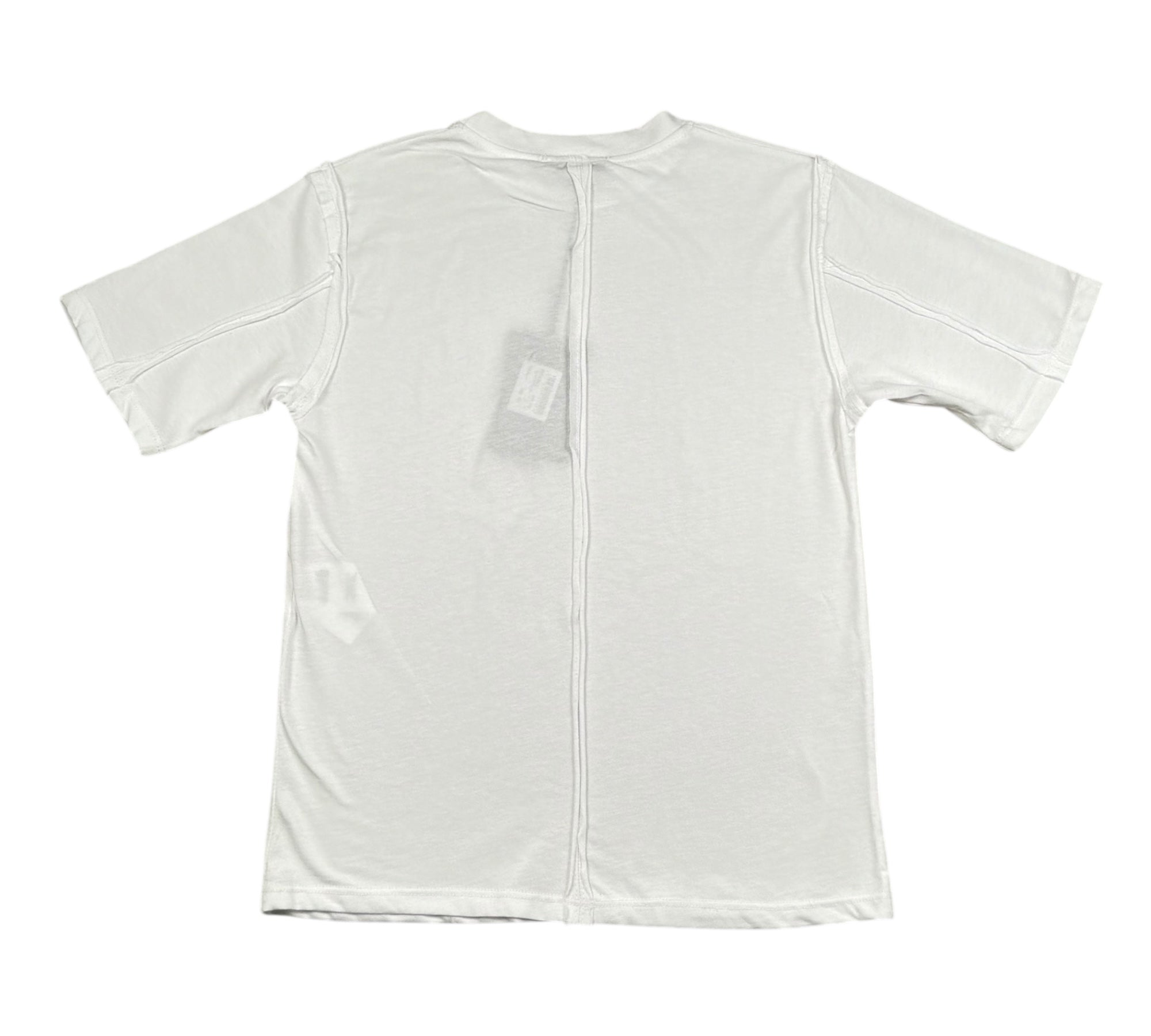 Paolo Pecora T-Shirt Girocollo Tinta Unita con Stampa per Bambino PP4362 BIANCO PAOLO PECORA 